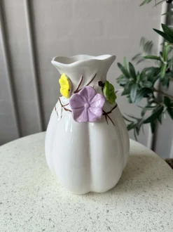 VIAMAJA Vase med deko - Hvid eller Grøn Sale