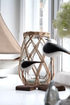 VIAMAJA Vase med flet Clearance