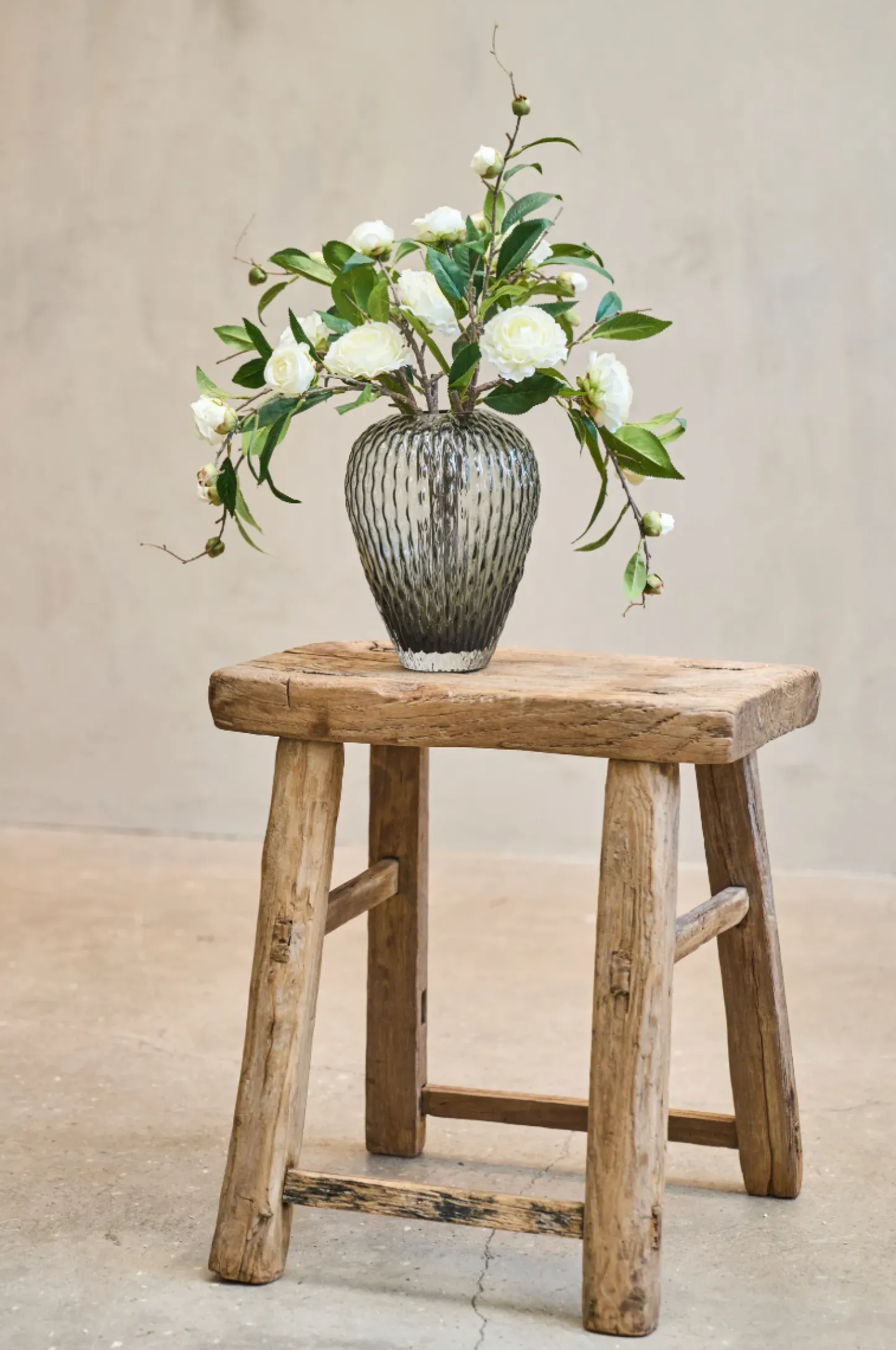 VIAMAJA Vase med mønster - Grey Outlet