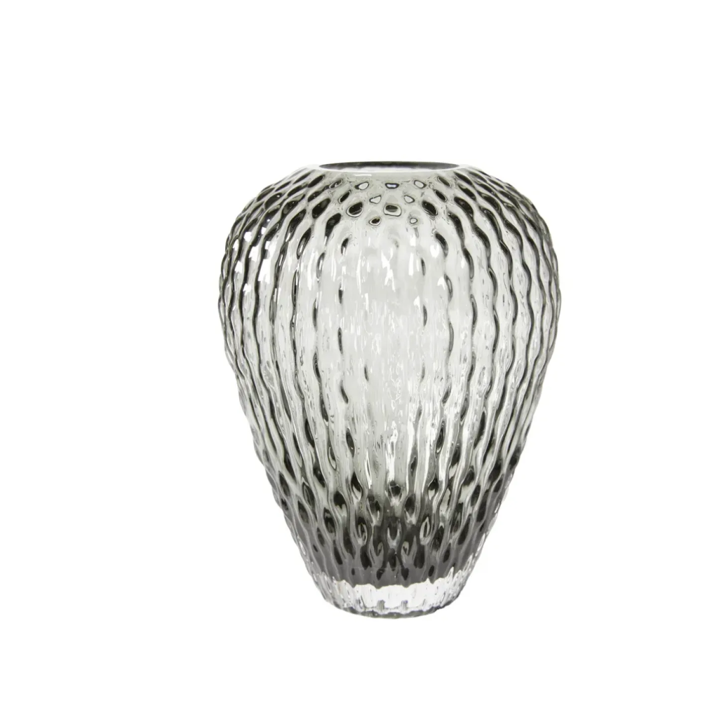 VIAMAJA Vase med mønster - Grey Outlet