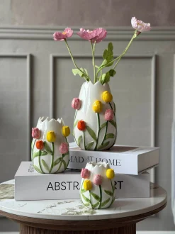 VIAMAJA Vase med tulipaner - Flere størrelser Clearance