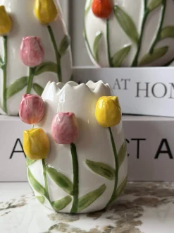 VIAMAJA Vase med tulipaner - Flere størrelser Clearance