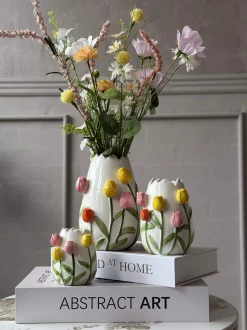 VIAMAJA Vase med tulipaner - Flere størrelser Clearance