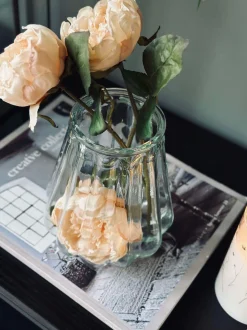 VIAMAJA Vase Onion - Klar glas