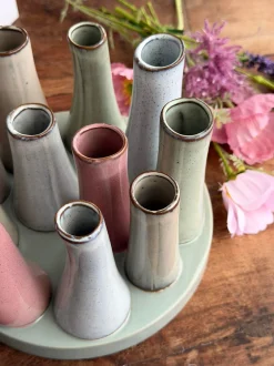 VIAMAJA Vase Round Raw-mix