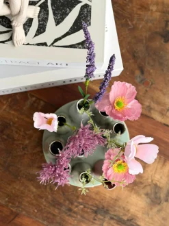VIAMAJA Vase Round Raw-mix