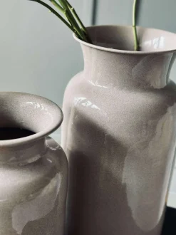 VIAMAJA Vase Sand - Flere størrelser