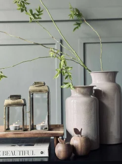 VIAMAJA Vase Sand - Flere størrelser