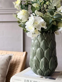 VIAMAJA Vase stentøj - Grøn Outlet