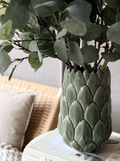 VIAMAJA Vase stentøj - Grøn Outlet