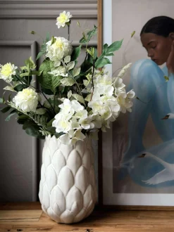 VIAMAJA Vase stentøj - Hvid Outlet