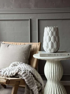VIAMAJA Vase stentøj - Hvid Outlet