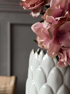 VIAMAJA Vase stentøj - Hvid Outlet