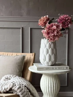 VIAMAJA Vase stentøj - Hvid Outlet
