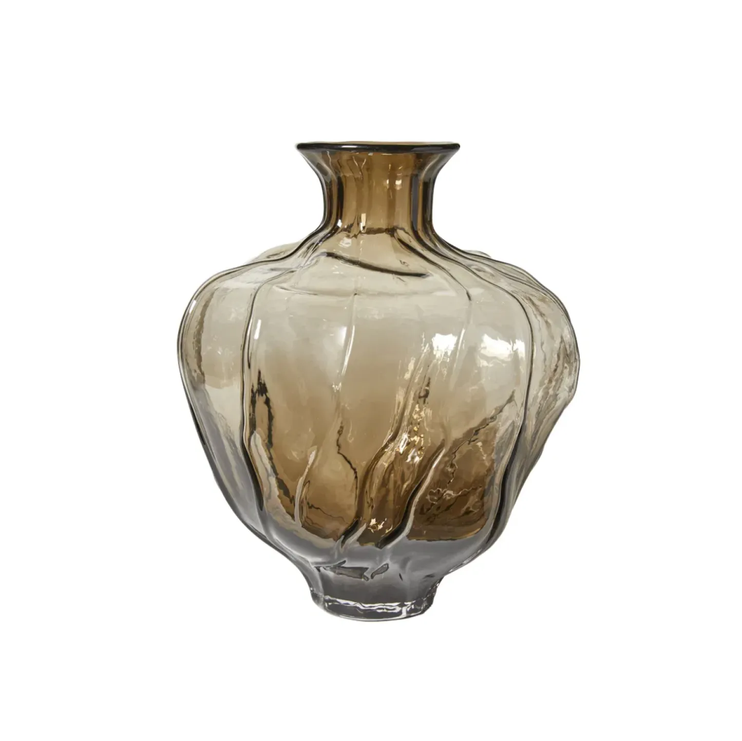 VIAMAJA Vase Thelma big brown - Mundblæst Discount