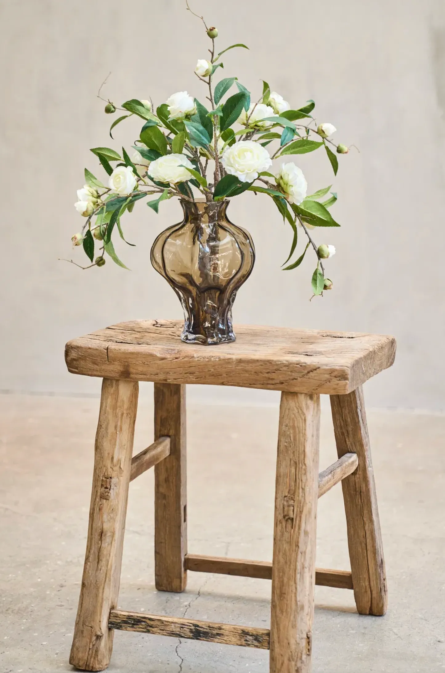 VIAMAJA Vase Thelma brown - Mundblæst Sale