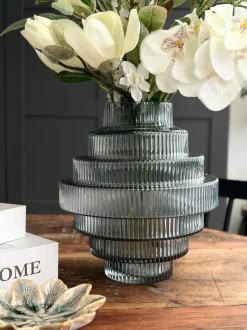 VIAMAJA Vase Tornado Grå - Flere størrelser Clearance