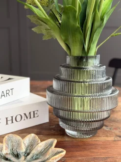 VIAMAJA Vase Tornado Grå - Flere størrelser Clearance