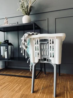 VIAMAJA Vasketøjskurv med foldbar ben Online