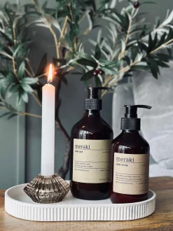 VIAMAJA Vendbar Lysestage - Amber gylden Sale