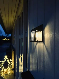 VIAMAJA Væglampe med solceller , pakke med 2 stk New