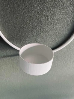 VIAMAJA Cirkel bloklysstage – Hvid Ø 30cm Discount