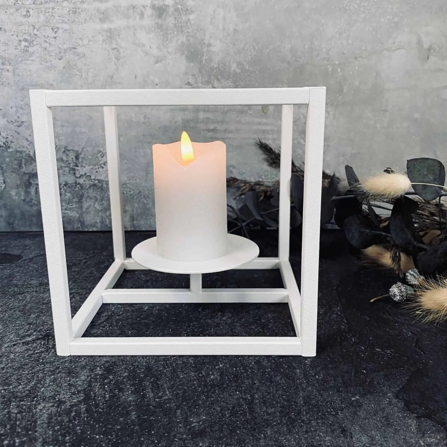 VIAMAJA Cube stage til bloklys - Lille – Hvid Clearance