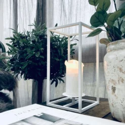 VIAMAJA Cube stage til bloklys - Stor – Hvid Clearance