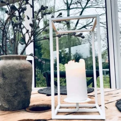 VIAMAJA Cube stage til bloklys - Stor – Hvid Clearance