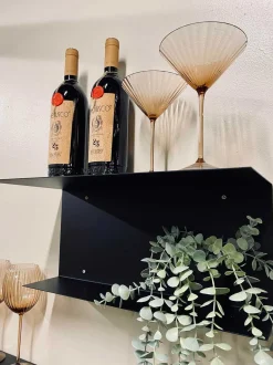 VIAMAJA kombi hylde – Sort 45cm Outlet