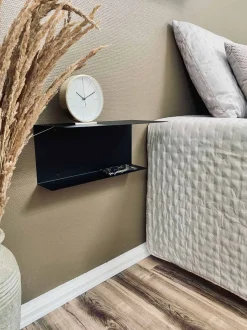 VIAMAJA kombi hylde – Sort 45cm Outlet