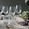 VIAMAJA Vinglas Rillet med guld kant - 4 stk. 350ml Hot