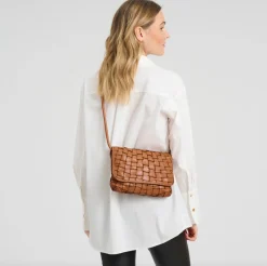 VIAMAJA Warsaw Clutch / crossover - Vintage cognac Hot