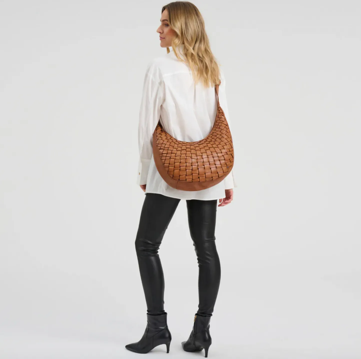 VIAMAJA Warsaw skuldertaske - Vintage cognac Online