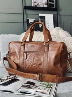 VIAMAJA Weekendtaske Brooklyn - Cognac Sale
