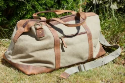 VIAMAJA Weekendtaske i skind og kanvas - Canvas HUNTER Online
