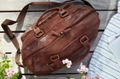 VIAMAJA Weekendtaske Raw boheme - Brown Sale
