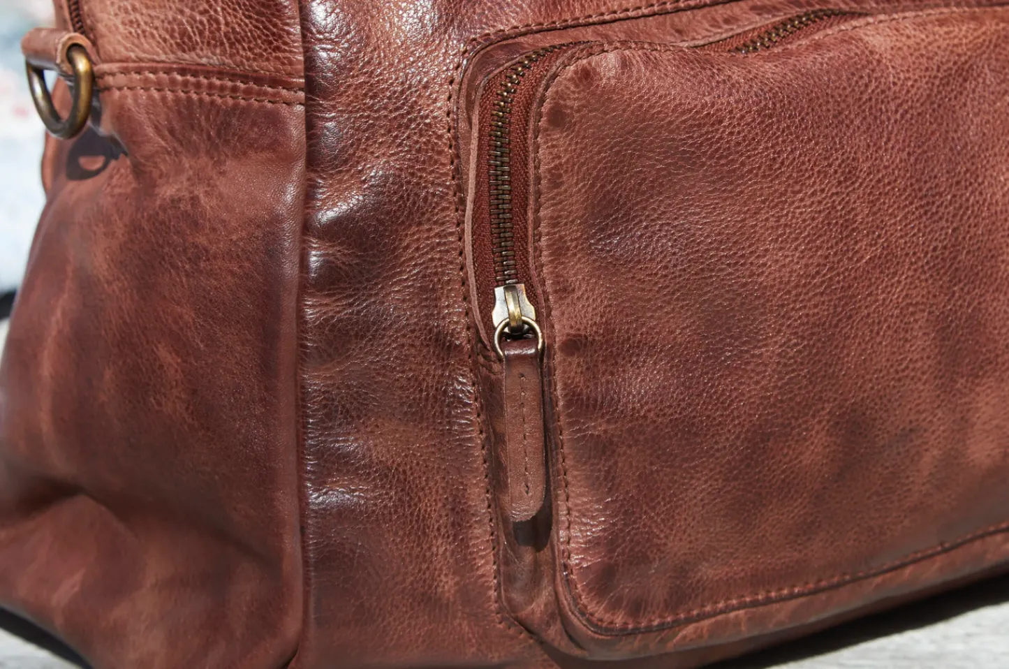 VIAMAJA Weekendtaske Raw boheme - Brown Sale