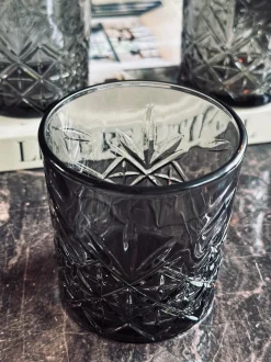 VIAMAJA Whisky glas / vandglas Røgfarvet - 4 stk Hot