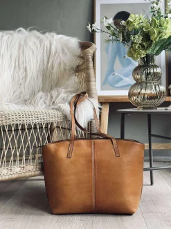VIAMAJA Work Bag - Malou Cognac Hot
