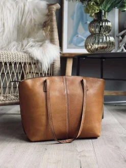 VIAMAJA Work Bag - Malou Cognac Hot