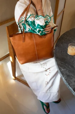 VIAMAJA Work Bag - Malou Cognac Hot