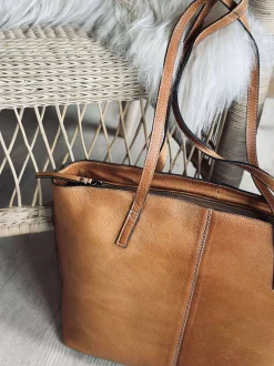 VIAMAJA Work Bag - Malou Cognac Hot