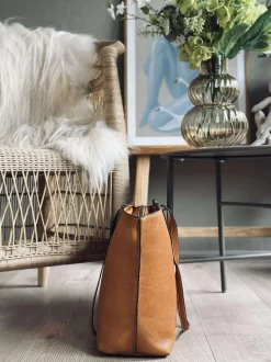 VIAMAJA Work Bag - Malou Cognac Hot