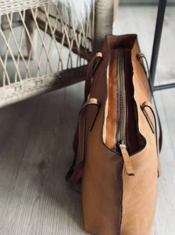 VIAMAJA Work Bag - Malou Cognac Hot