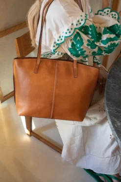 VIAMAJA Work Bag - Malou Cognac Hot